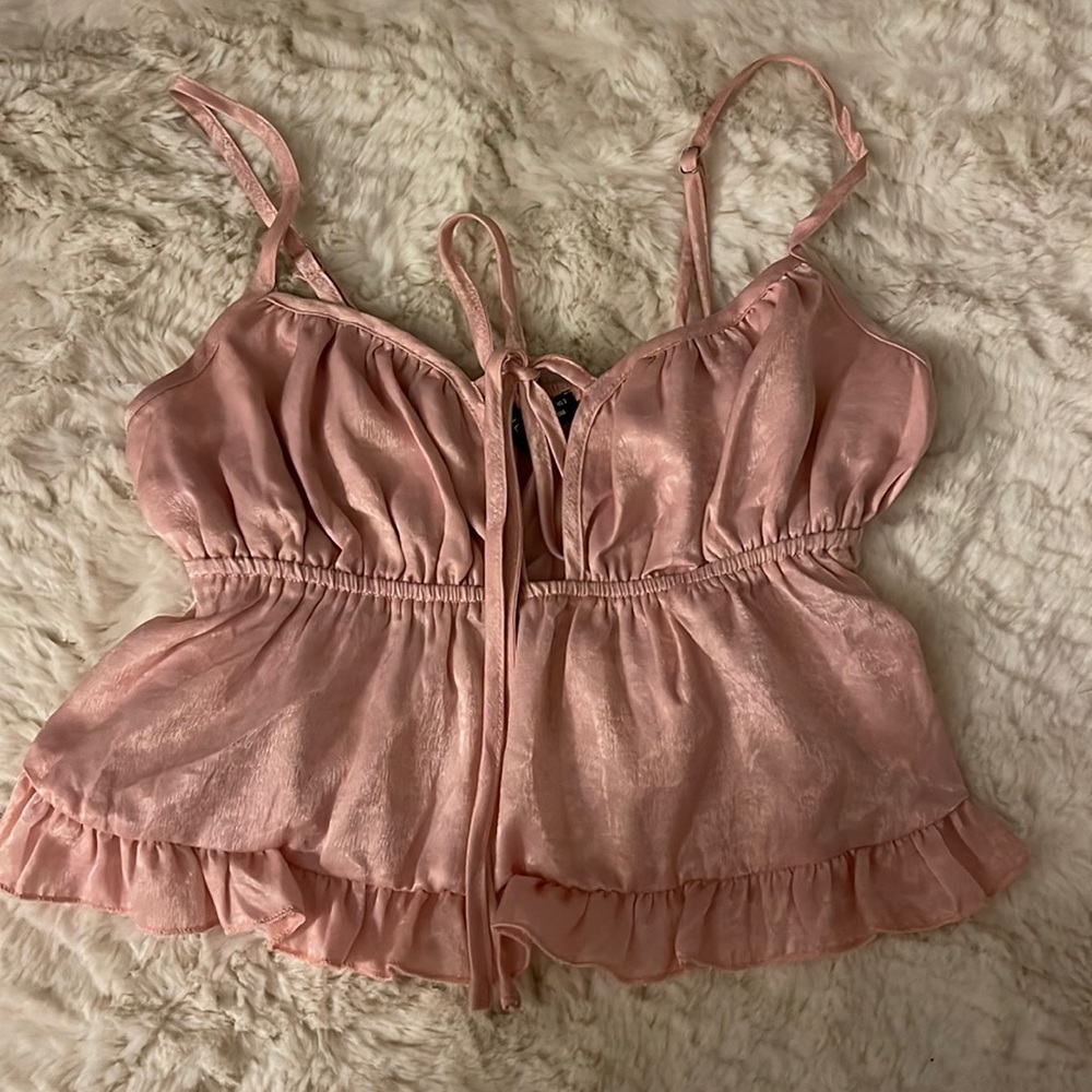 Pink Flowy Top